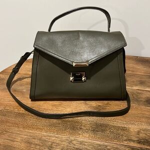 Michael kors Whitney Leather Satchel green‎ crossbody